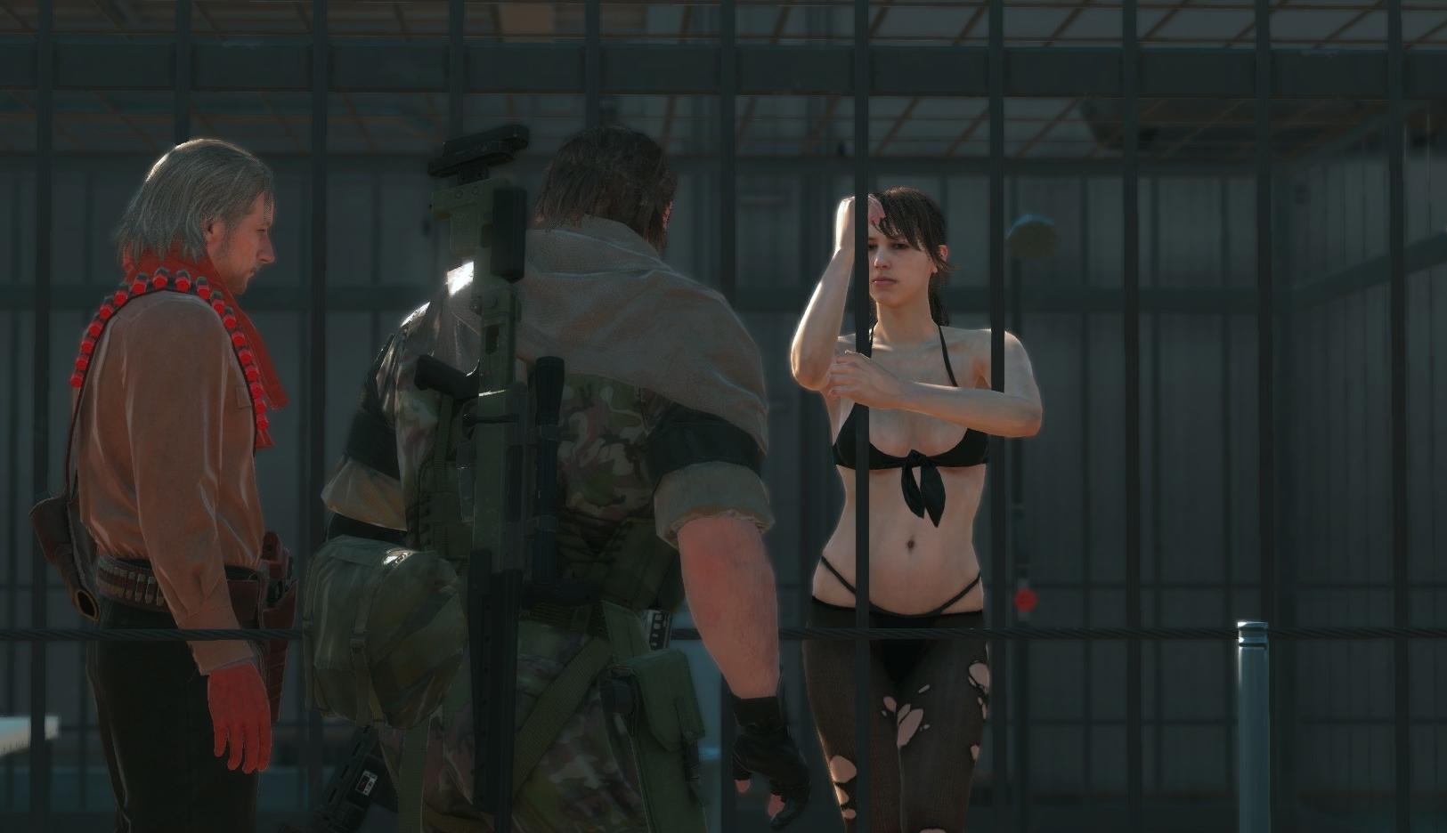 Metal Gear Solid V The Phantom Pain Unlocking Quiet S Showering Cutscene - ...