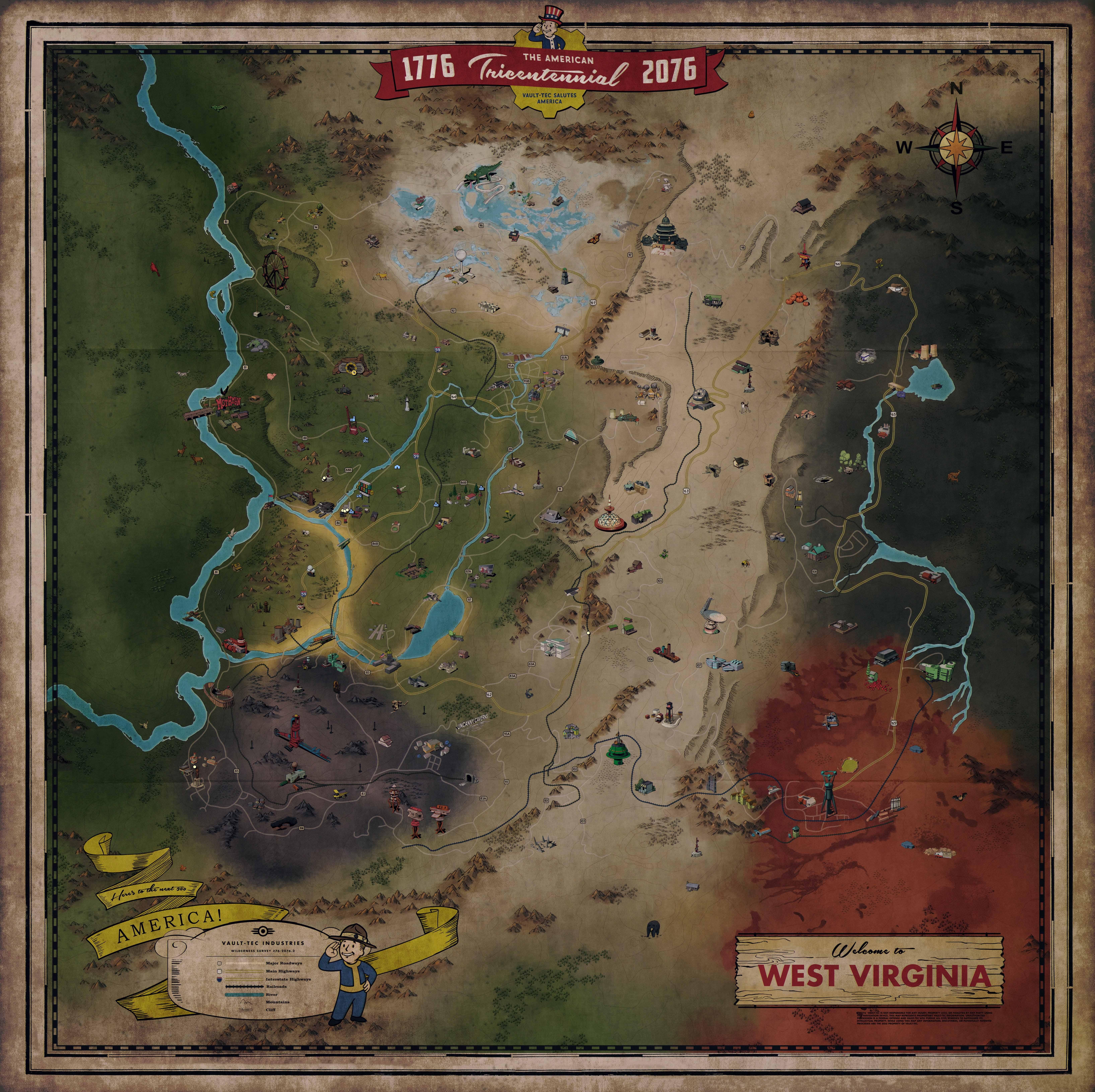 map of the fallout world