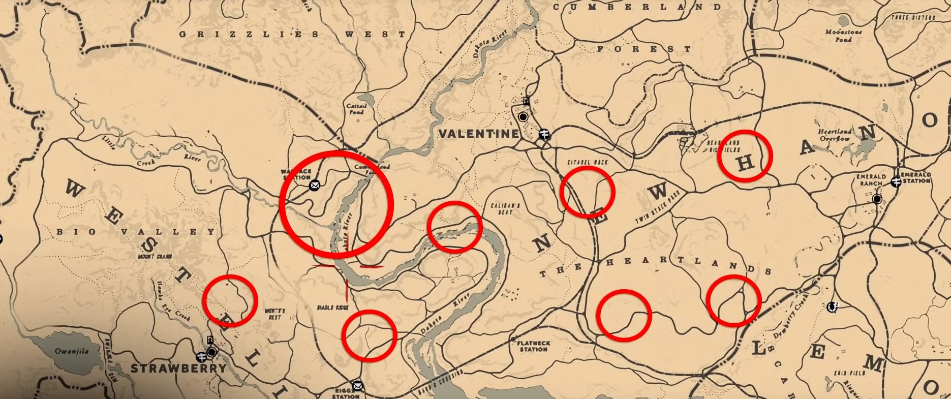 Red Dead Redemption 2 All High Stakes Treasure Map Locations And Solutions