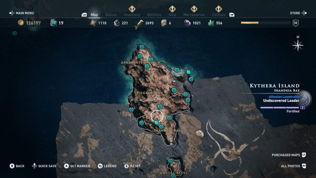 Assassin's Creed Odyssey - Locations of Orichalcum, Legendary Chests and Ancient Steles