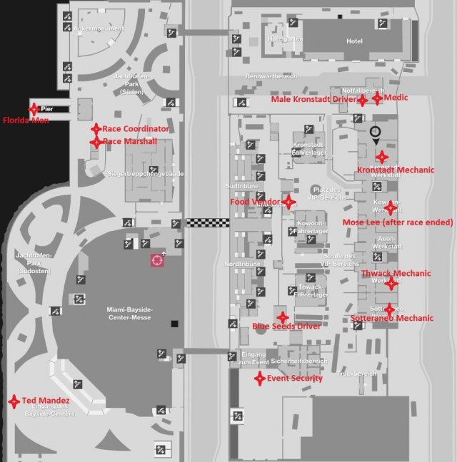 HITMAN 2 - Miami - Chameleon (All Disguises with Locations)