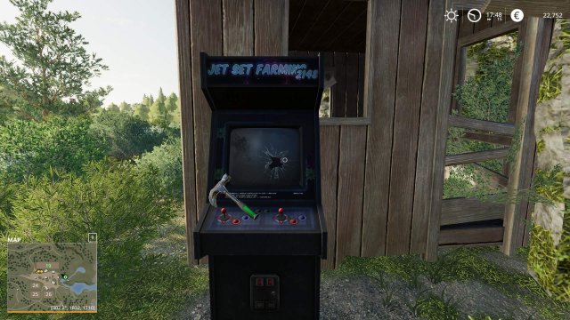 Farming Simulator 19 - Jet Set Farming 2148 Arcade Easter Egg