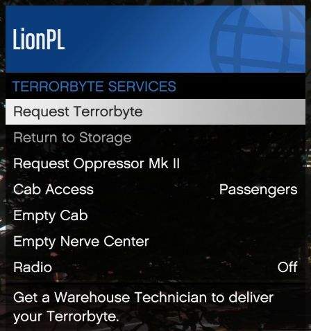 gta s online 2018 can i store an oppressor in my facility