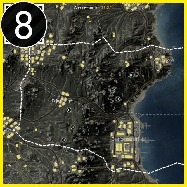 Ring of Elysium - Helicopter Map Locations (Europa Map) image 27