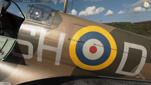 Plane Mechanic Simulator - Location and Changing of the Air Tanks on the Spitfire