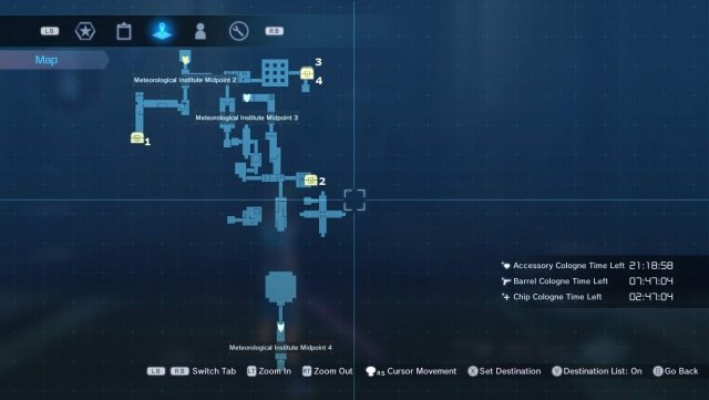Sword Art Online: Fatal Bullet - Map of DLC 4: Dissonance Of The Nexus 