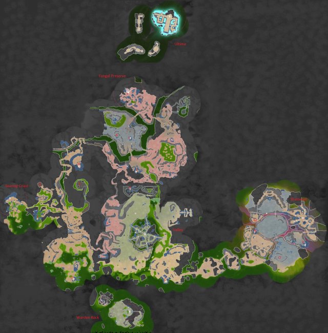 Eden Rising - World Map