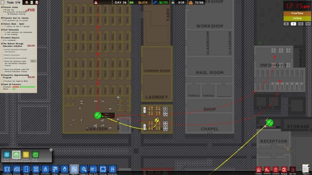 Prison Architect - How to Properly Set Up a Kitchen and Canteen image 19