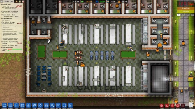 Prison Architect - How to Properly Set Up a Kitchen and Canteen image 14