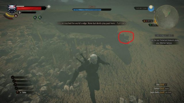 The Witcher 3: Wild Hunt - Off Map Secret Chest in White Orchard image 12
