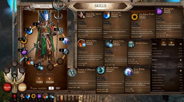 Warhammer: Chaosbane - High Elf Mage: Weave and Beam Build Guide (Chaos 5 Viable)
