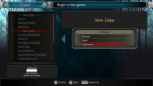 Bloodstained: Ritual of the Night - Password Cheats (New Game)