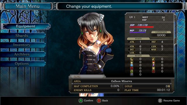 Bloodstained: Ritual of the Night - Password Cheats (New Game)