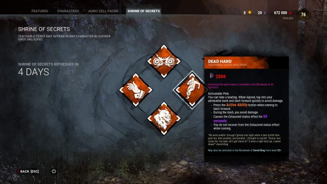 Dead by Daylight - Gain Iridescent Shards