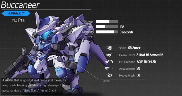 HARDCORE MECHA - MP Mech Stats (Multiplayer)