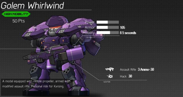 HARDCORE MECHA - MP Mech Stats (Multiplayer)