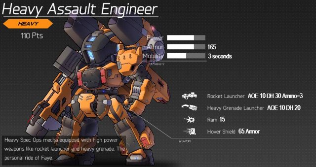 HARDCORE MECHA - MP Mech Stats (Multiplayer)