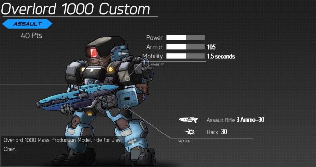 HARDCORE MECHA - MP Mech Stats (Multiplayer)