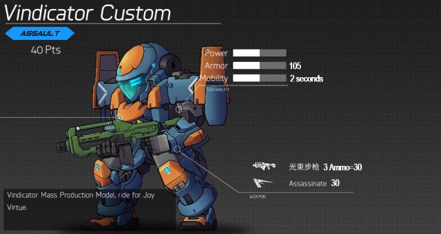 HARDCORE MECHA - MP Mech Stats (Multiplayer)