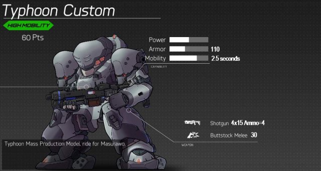 HARDCORE MECHA - MP Mech Stats (Multiplayer)