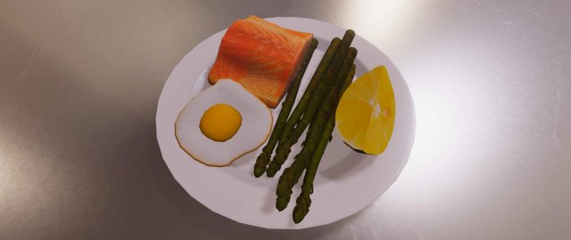 Cooking Simulator - Recipe: Classic Salmon & Asparagus