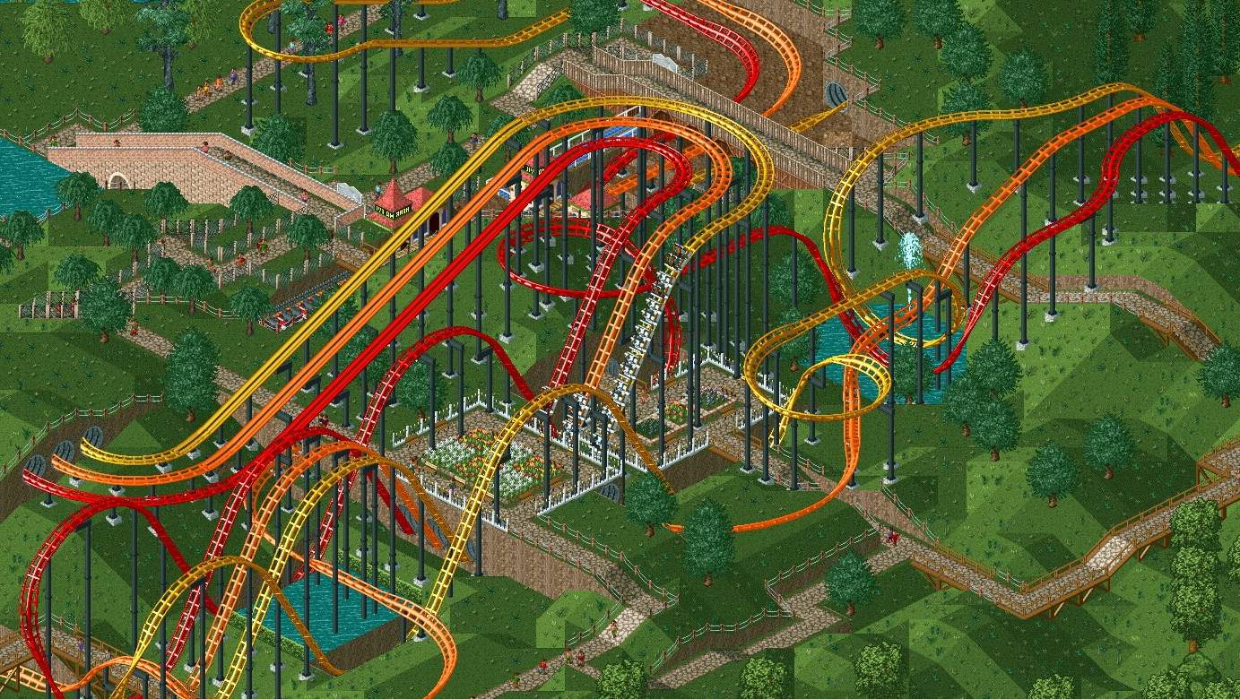 rollercoaster tycoon deluxe pack buildings