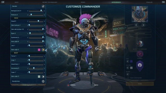 Age of Wonders: Planetfall - Console & Controller UI