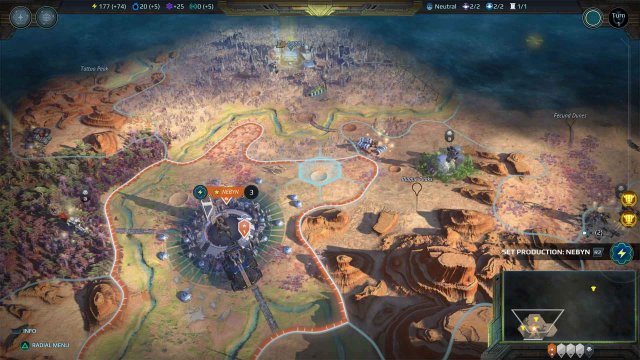Age of Wonders: Planetfall - Console & Controller UI