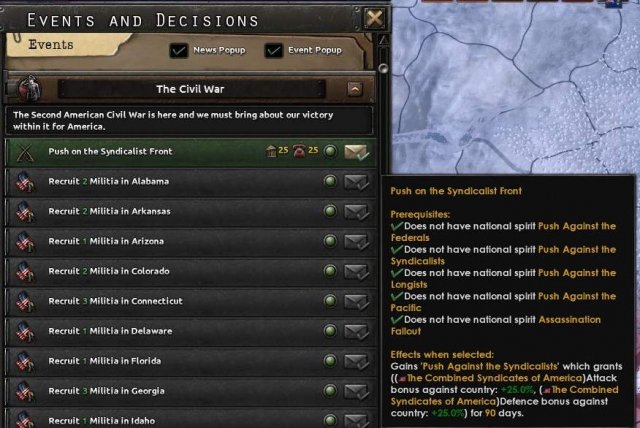 Hearts of Iron IV - Kaiserreich: How to Win the 2nd American Civil War image 70