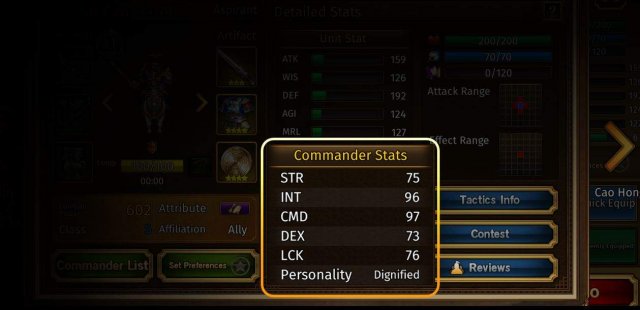 ROTK The Legend of CaoCao - Commander Guide