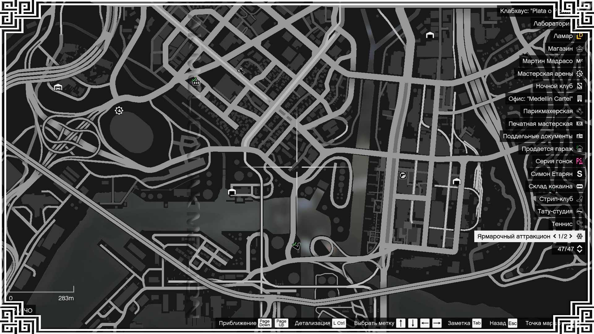 gta figures map