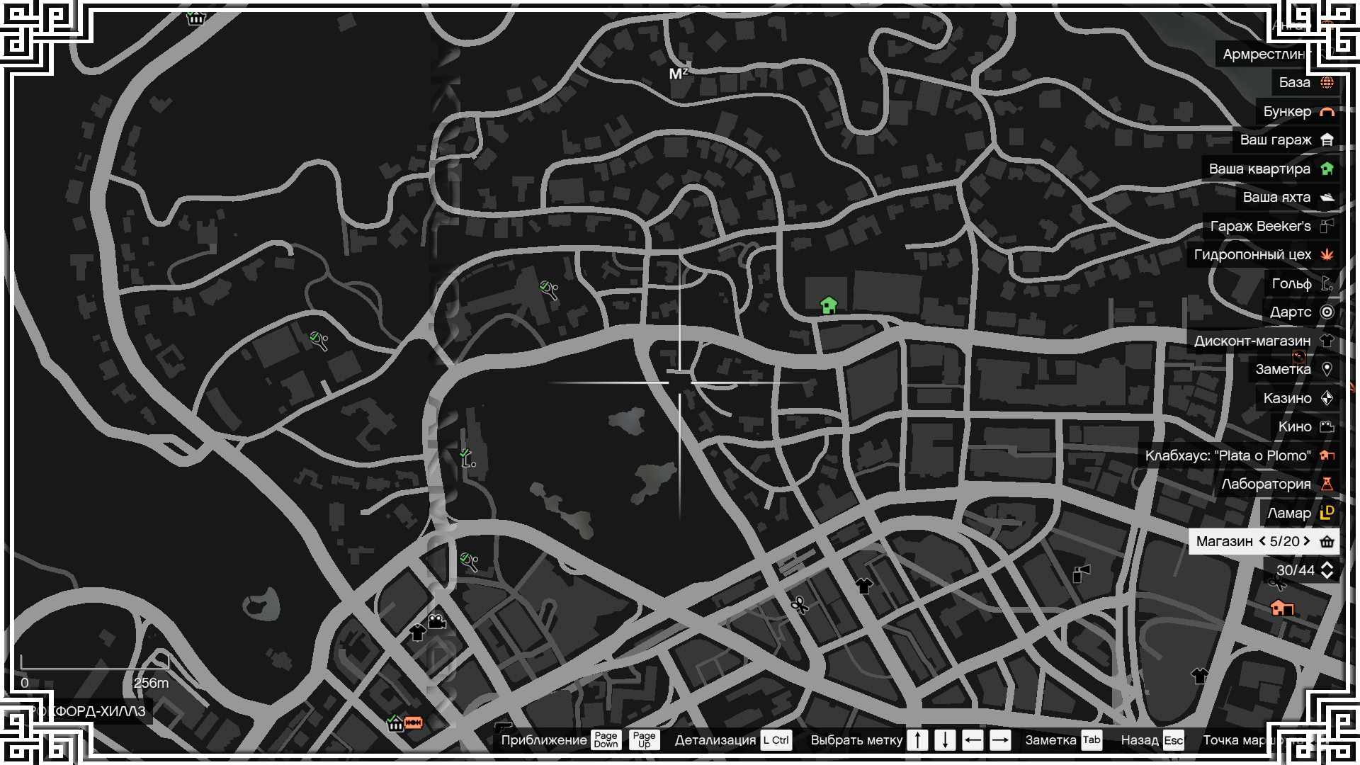 GTA 5 Action Figures Map