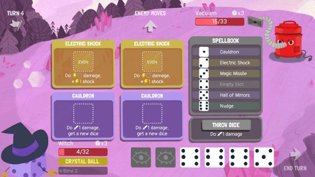 Dicey Dungeons - Witch Walkthrough / Shocks & Spears image 41