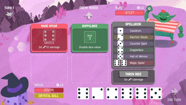 Dicey Dungeons - Witch Walkthrough / Shocks & Spears image 70