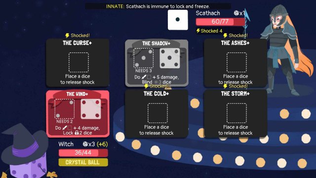 Dicey Dungeons - Witch Walkthrough / Shocks & Spears image 102