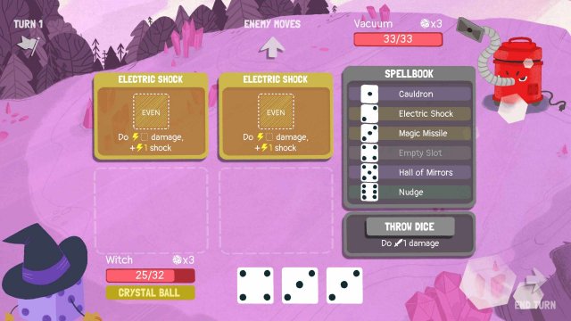 Dicey Dungeons - Witch Walkthrough / Shocks & Spears image 37