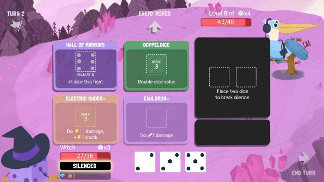 Dicey Dungeons - Witch Walkthrough / Shocks & Spears image 60