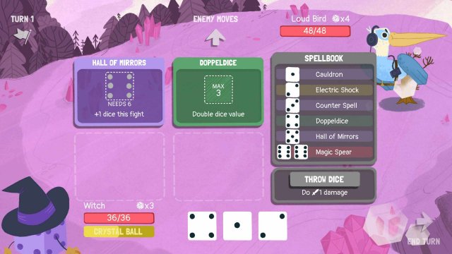 Dicey Dungeons - Witch Walkthrough / Shocks & Spears image 58