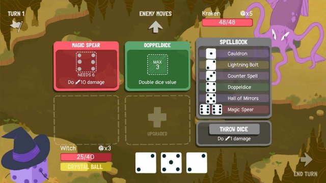 Dicey Dungeons - Witch Walkthrough / Shocks & Spears image 87