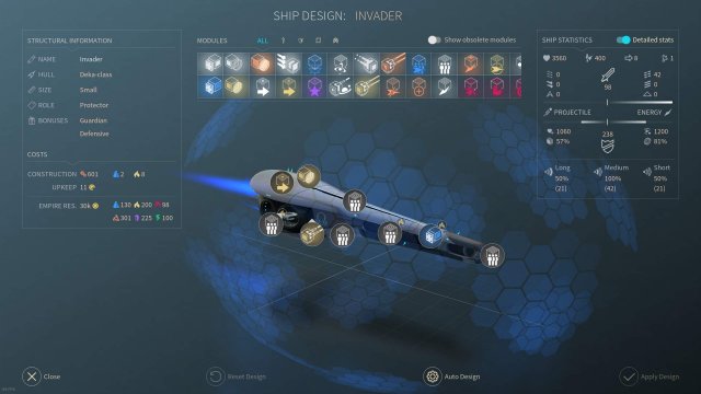 Endless Space 2 - The Deka Class Ship Guide (Sophon Protector)