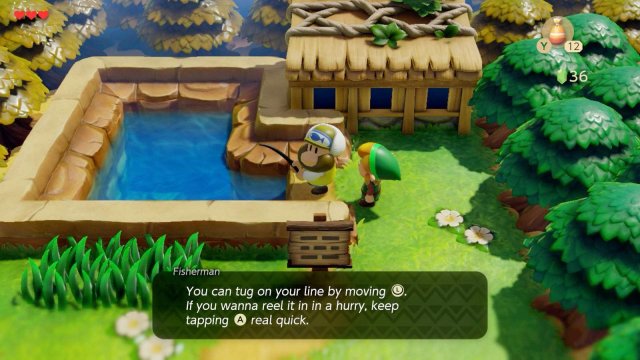 The Legend of Zelda: Link's Awakening - Fishing Pond Guide (Minigames Tips and Rewards) image 4