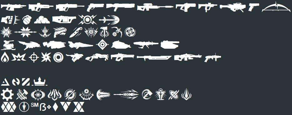 Destiny 2 Create Awesome Nicknames Using Destiny Symbols Large collections ...