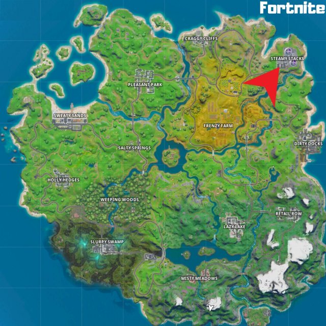 Fortnite - Where to Search the Hidden XP Drop (Chapter 2 - Chaos Rising Challenges) image 7