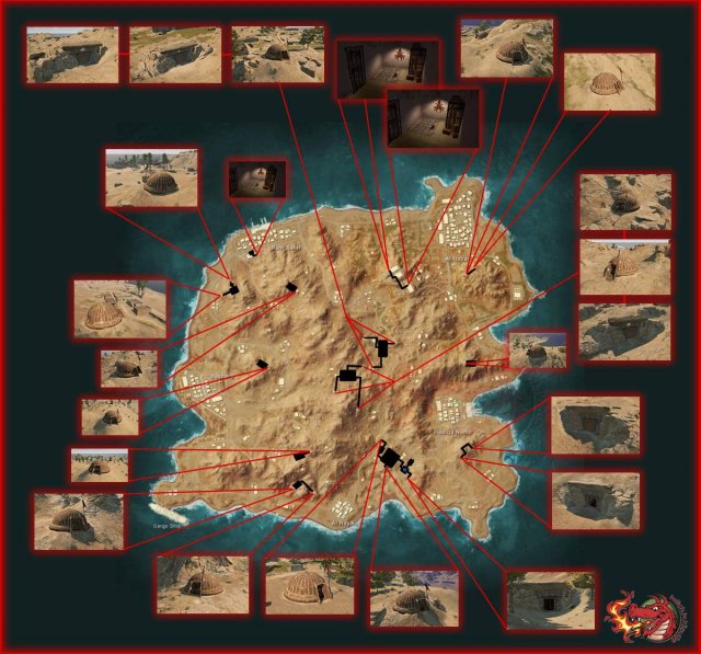 PUBG - Karakin Underground Map with Locations (Season 6) image 3