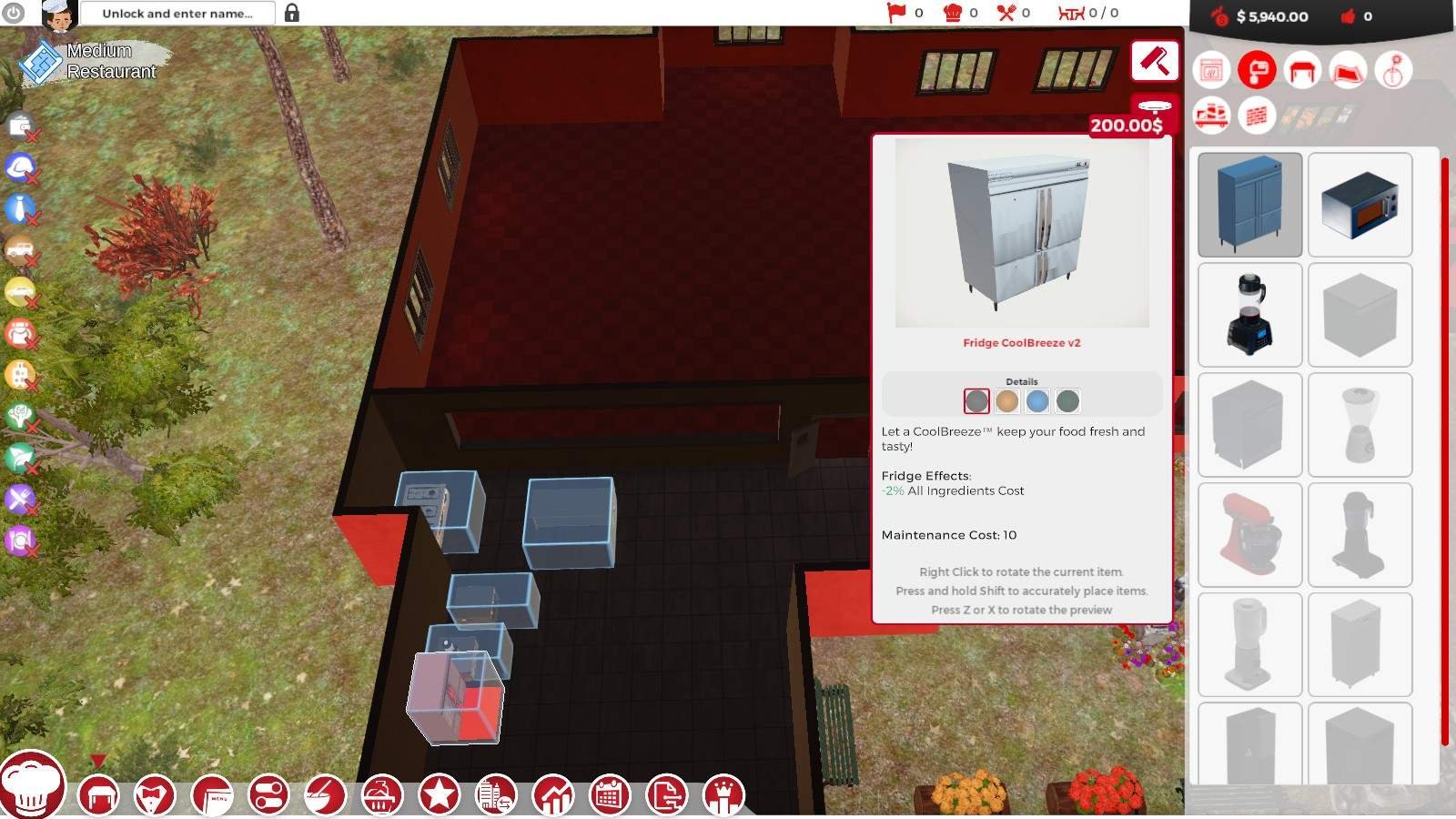 How To Move Furniture In Roblox Restaurant Tycoon