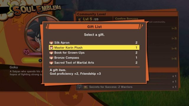 Dragon Ball Z: Kakarot - Comprehensive Gifts Guide (How to Farm and Use) image 8