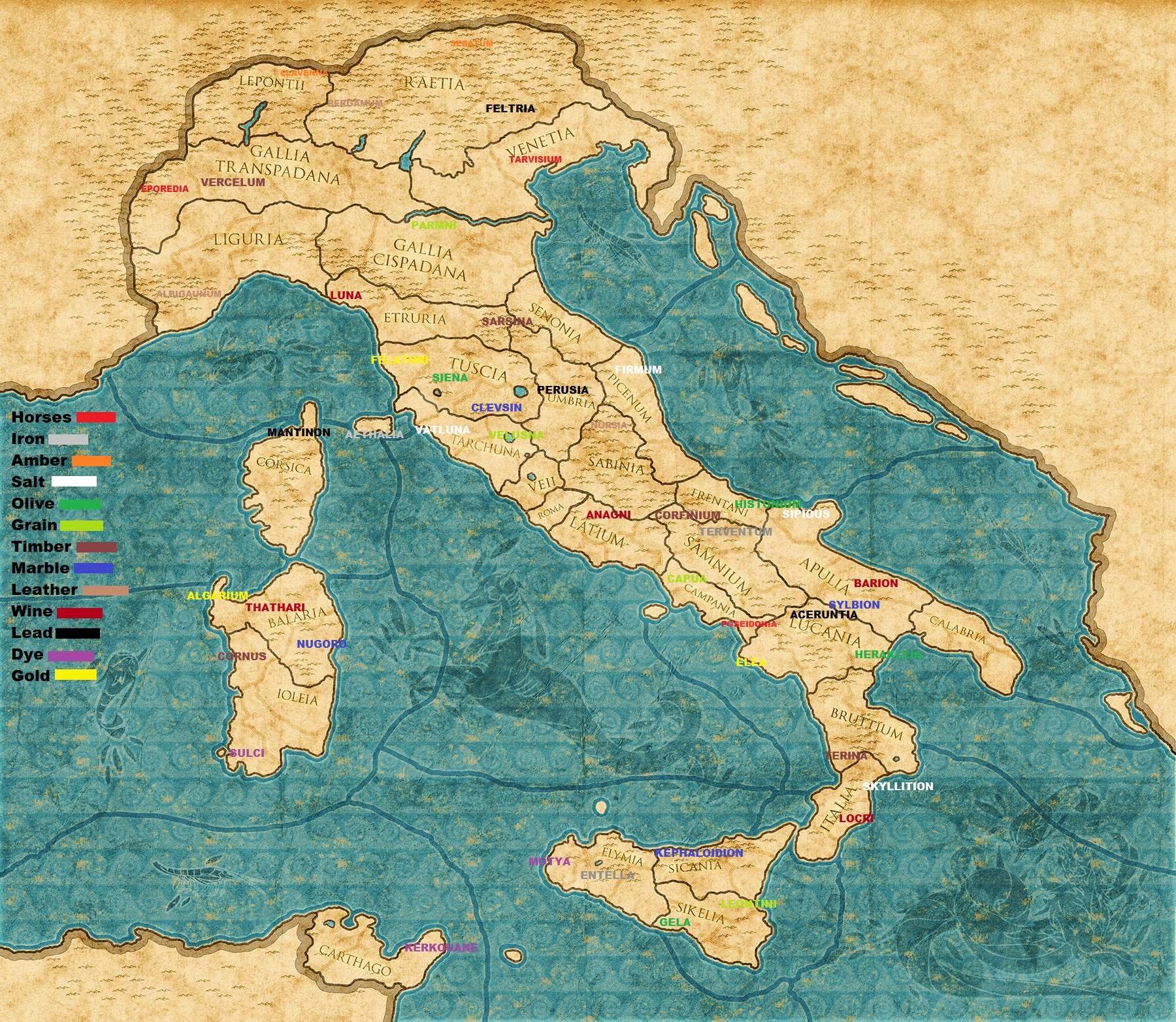 rome total war 2 auxiliary map