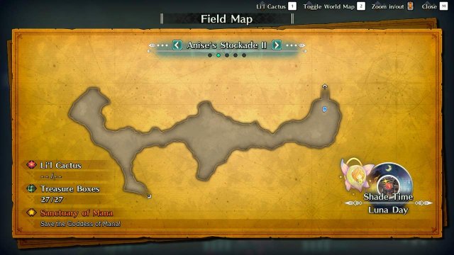 Trials of Mana - Anise's Stockade Guide (Maps + Quick Walkthrough) image 42