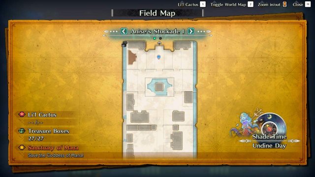 Trials of Mana - Anise's Stockade Guide (Maps + Quick Walkthrough) image 95