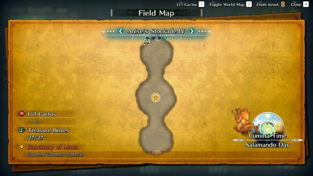 Trials of Mana - Anise's Stockade Guide (Maps + Quick Walkthrough) image 70